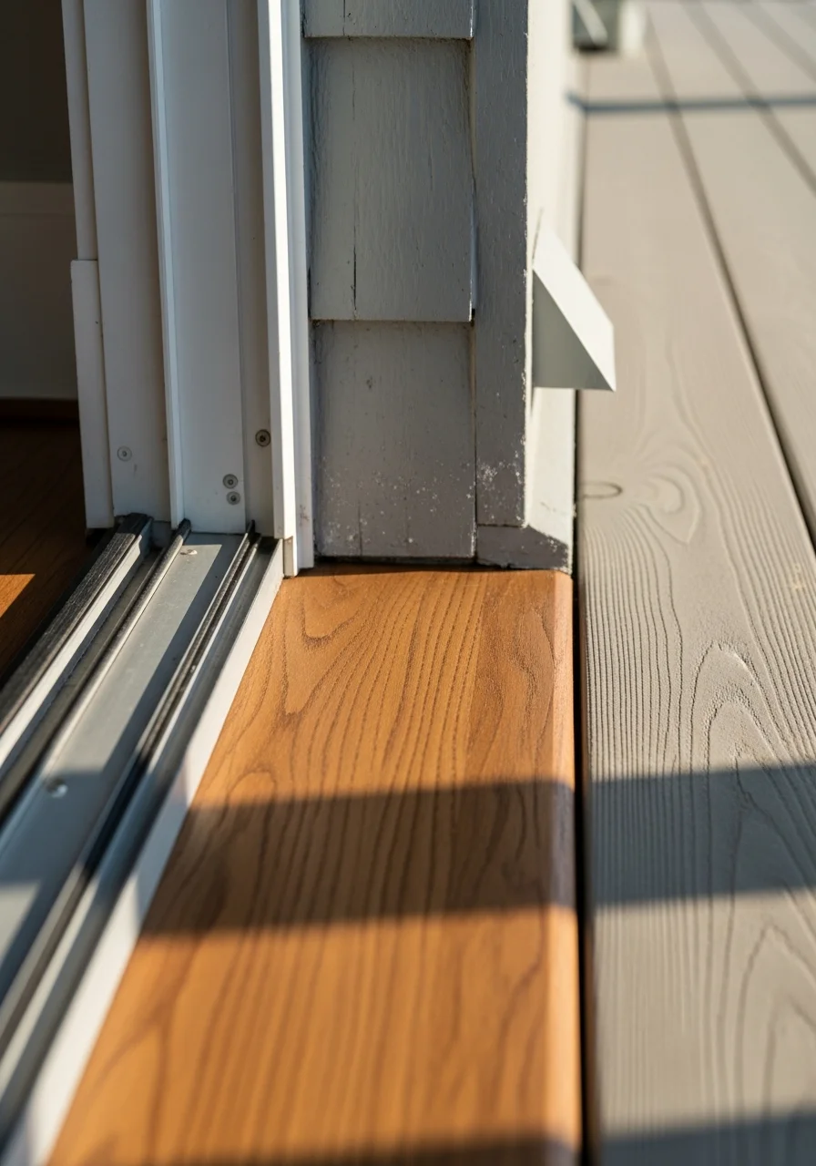 Isle of Palms home detail showing salt-resistant finishes and weather-protected coastal design elements.